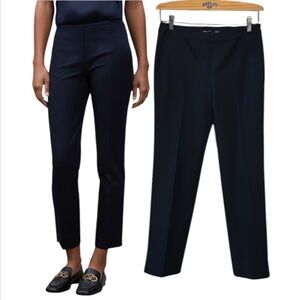 Lafayette 148 New York Petite Black Bleecker Pant Size 2